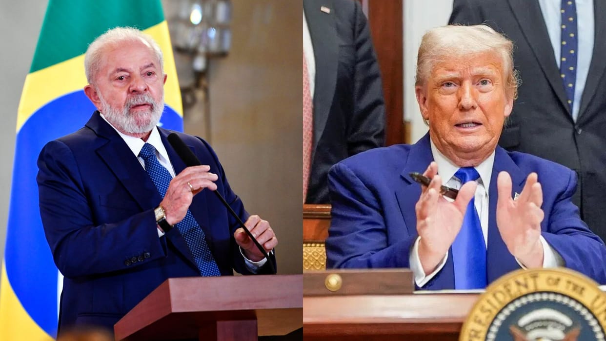 Brazilian President Lula da Silva talks with Donald Trump for 30 minutes to reduce tariffs