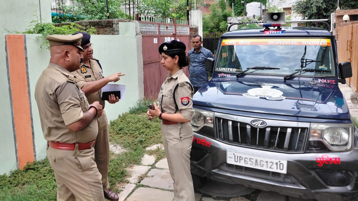Varanasi Double Murder father and Aunt killed by Son and daughter-in-law