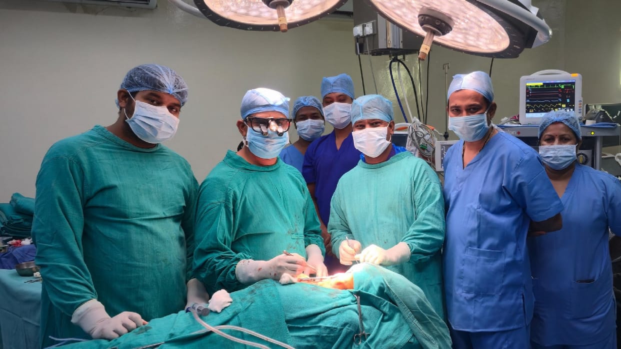 Sore throat and nose surgery for the first time in state, 70-year-old patient gets a new life in Chhattisgarh