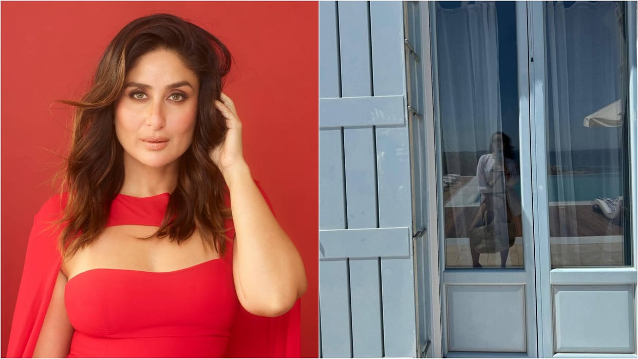 Kareena Kapoor Khan Flaunts her bold and hot look in Monokini says Learn to get candid on beach from me baby