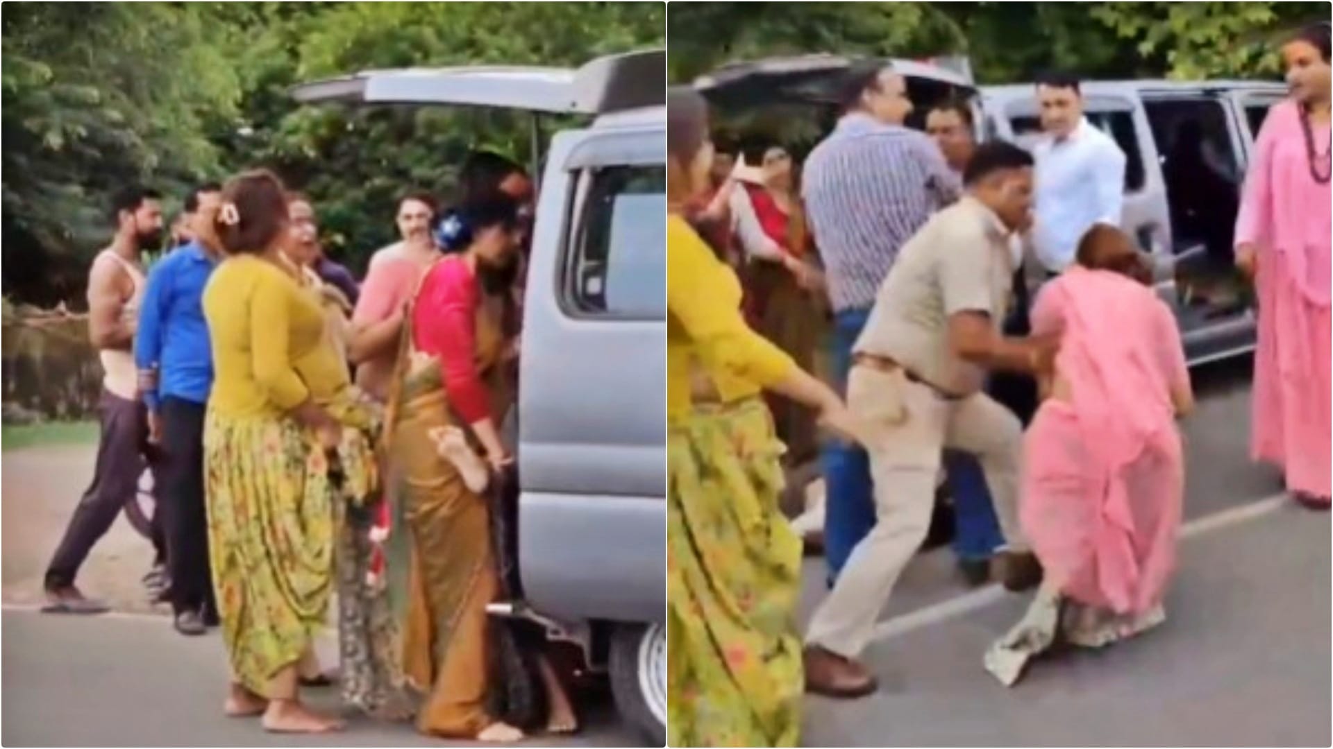 किन्नरों की झड़प का वीडियो हुआ वायरल