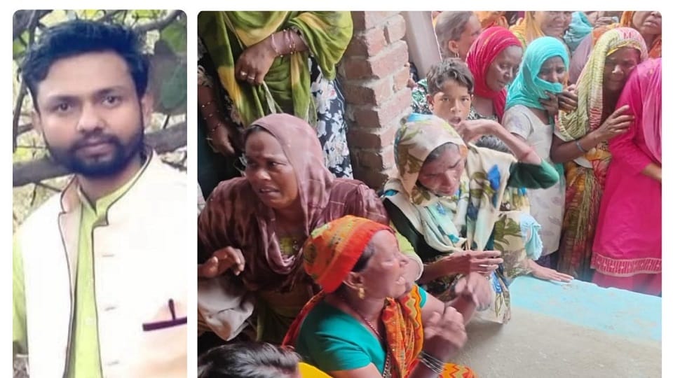 Bijnor: 'She is cheating on me', youth commits suicide by sending message to younger brother