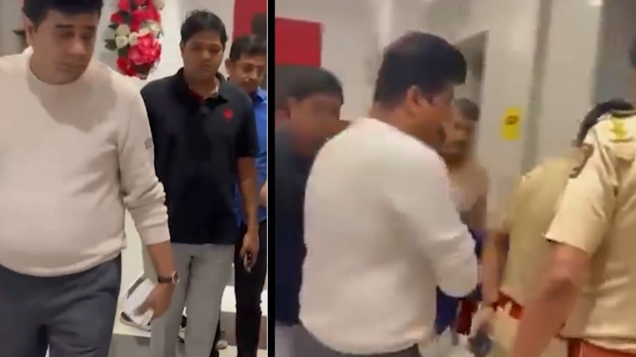 Thane food stall owner attack case MNS leader Avinash Jadhav detained ahead of rally