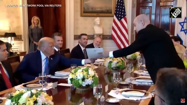 नेतन्याहू ने ट्रंप को नोबेल शांति पुरस्कार के लिए किया नामित।