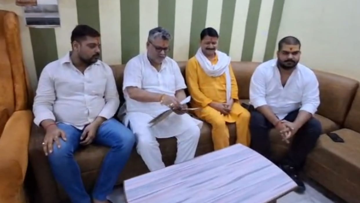 Pankaj Dwivedi president of Vindhya Panda Society again took over responsibility in mirzapur