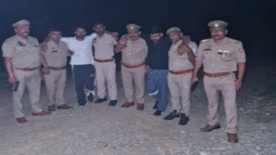 Encounter: Two 50,000-Reward Criminals Arrested in Suresh Rana Murder Case