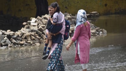 बारिश के बाद जलभराव