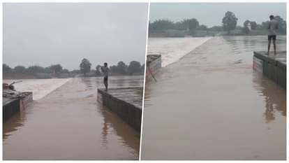 water level of Mahanadi increased due to heavy rains in Baloda Bazar district