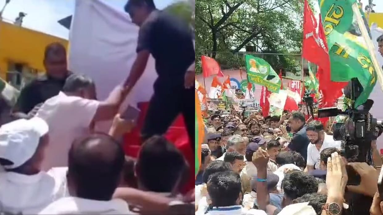 Bihar Bandh : Kanhaiya Kumar and Pappu Yadav were removed from Tejashwi Yadav's vehicle election commission