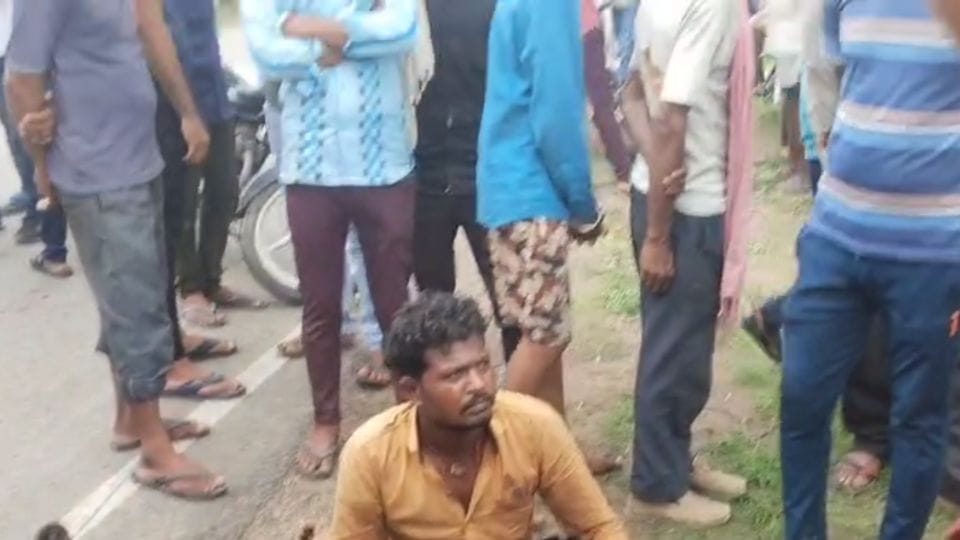 A person died due to bus collision in Lalitpur