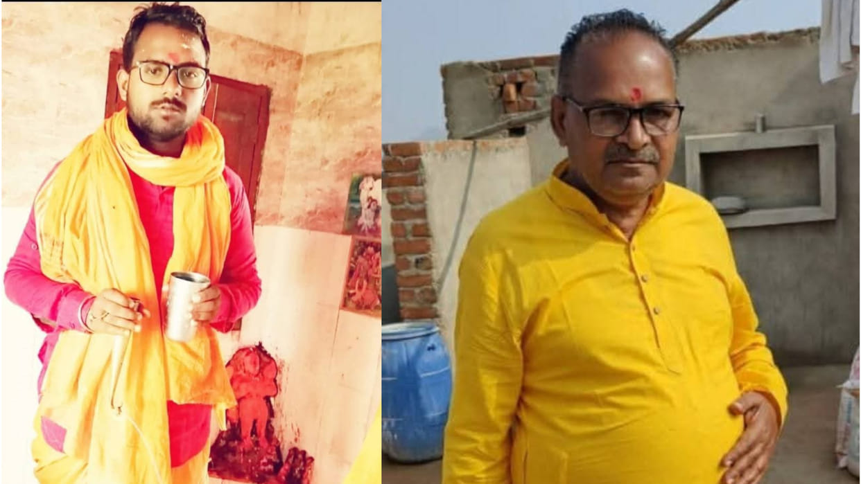 Bike collided with a dumper, father and son died in Basti