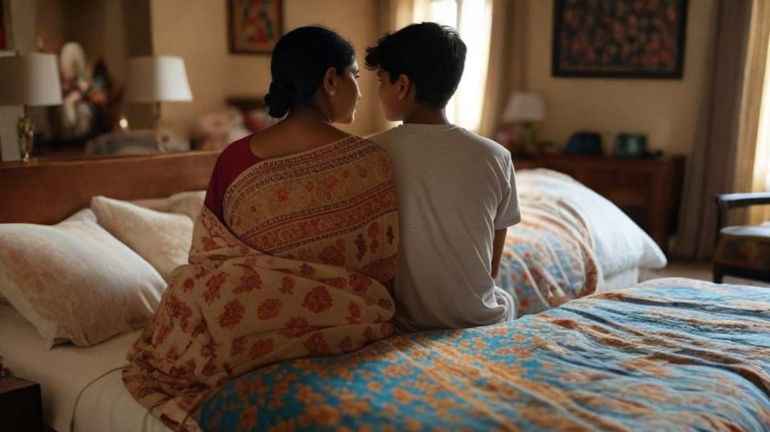 बेटे को अपनी दोगुनी उम्र की मां से हुआ प्यार