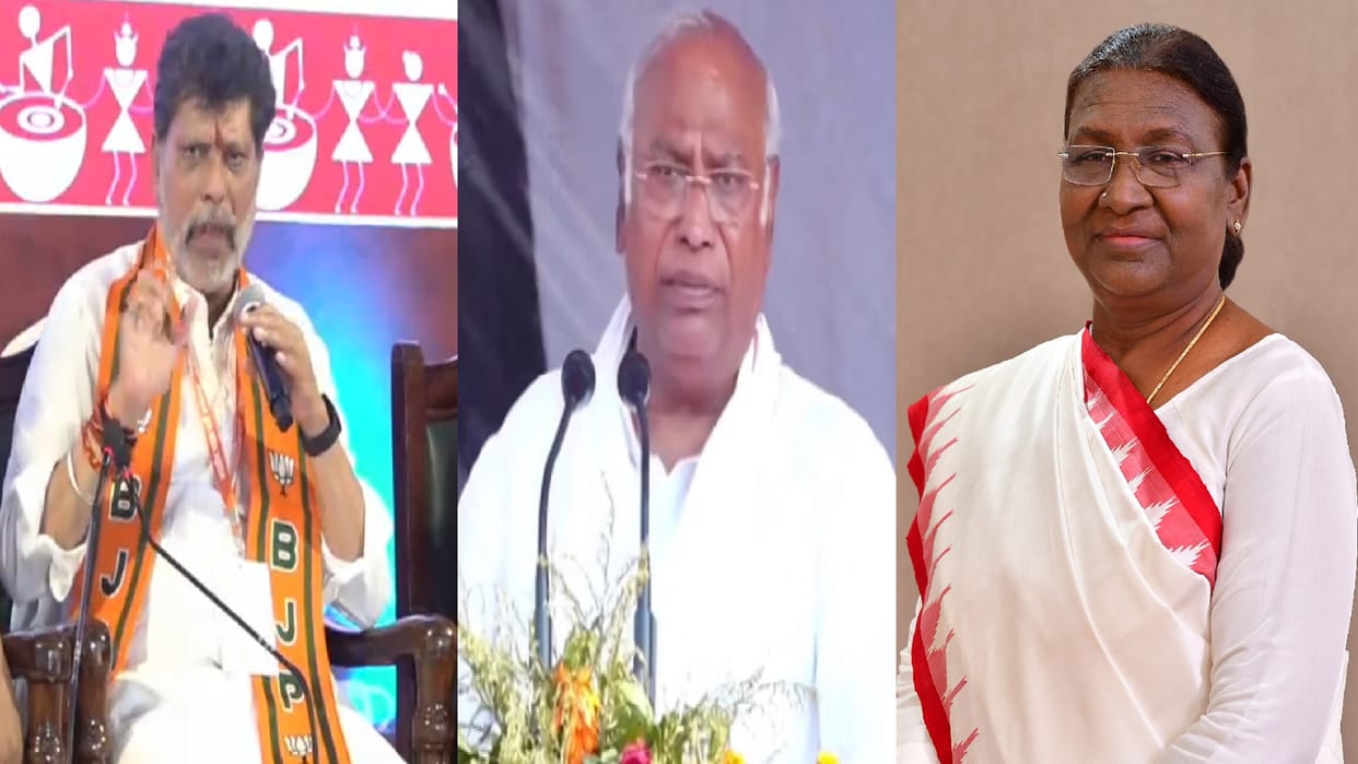 Mallikarjun Kharge controversial comment on President Draupadi Murmu: BJP asks Twelve questions to Congress