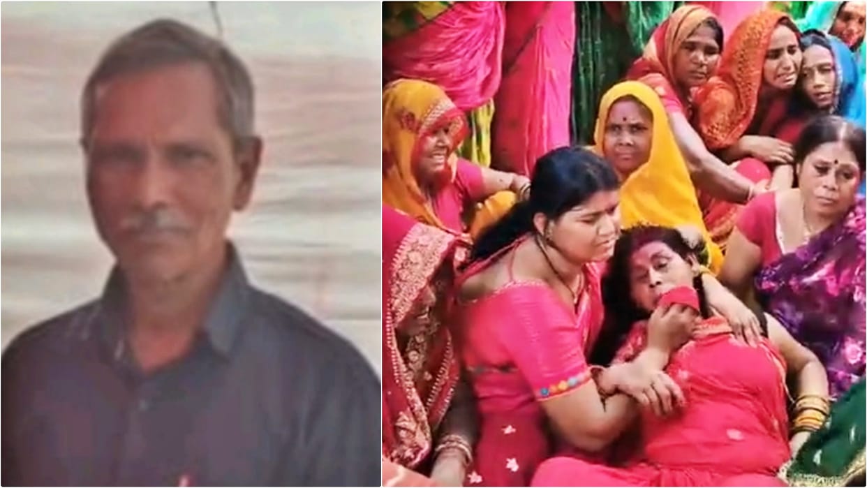 Darbhanga News: Chowkidar died during Panchayat by-election duty; was going with son on bike
