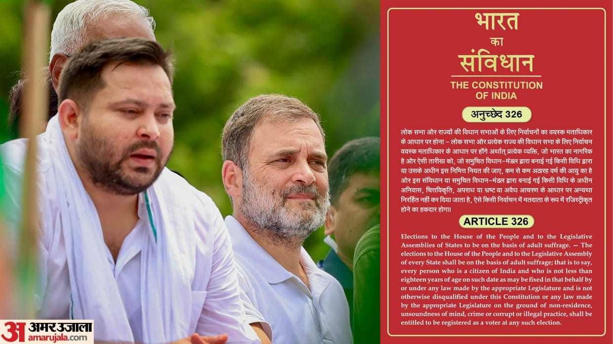 Election Commission of India posts Article 326 of the Constitution of India on its 'X' account