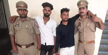 बर्रा में मुठभेड़ में पकड़े गए आरोपी लुटेरे