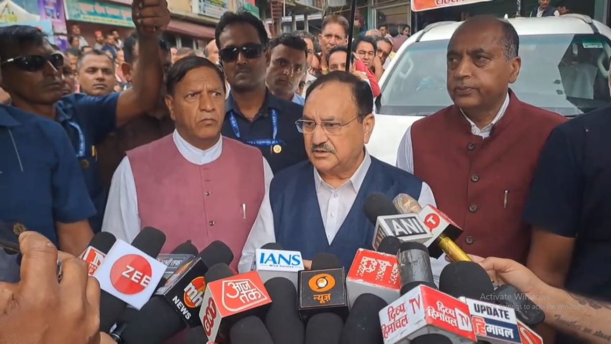 Mandi Cloudburst JP Nadda said Central government always stands with the affected people