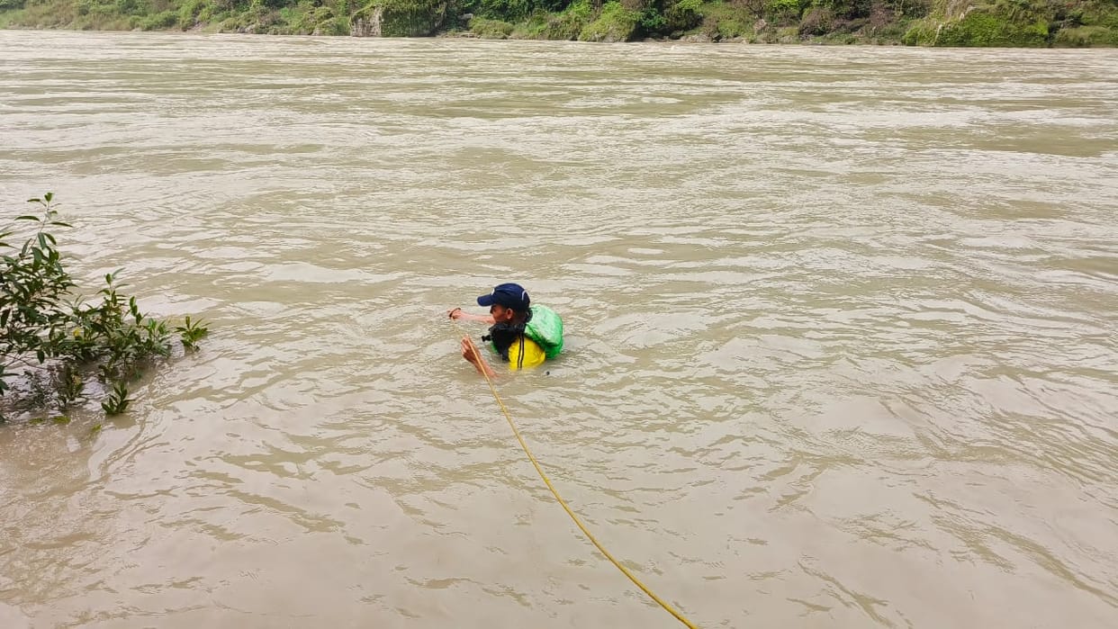 Rishikesh Two women missing after being swept away in ganga near Brahmapuri search continues
