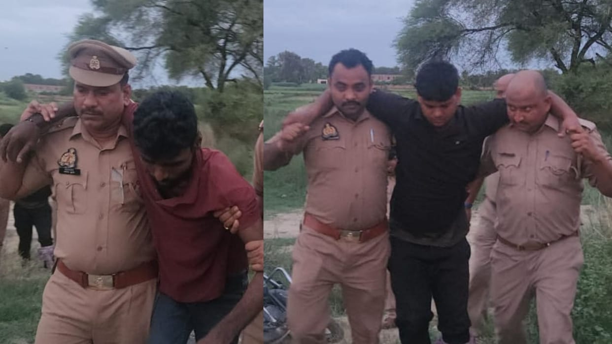 Ghazipur Police Encounter with robbers within 12 hours miscreants shot and arrest