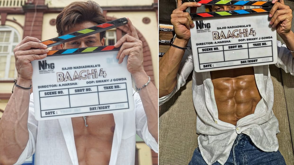 tiger shroff share Baaghi 4 wrap up photos says finally it comes to an end sanjay dutt