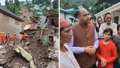 आपदा प्रभावित क्षेत्रों में राहत कार्य में जुटी टीमें/प्रभावितों से मिलते हुए जयराम ठाकुर।