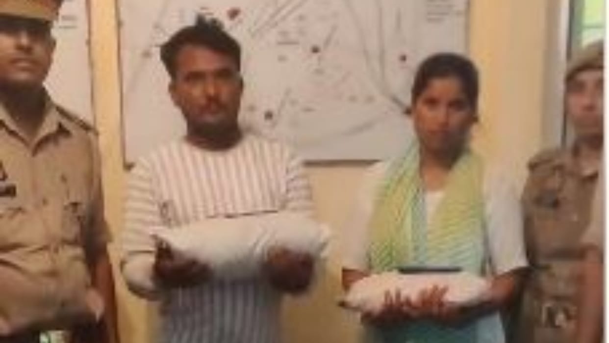Police arrested two smugglers recovered three kilograms of opium in Bareilly