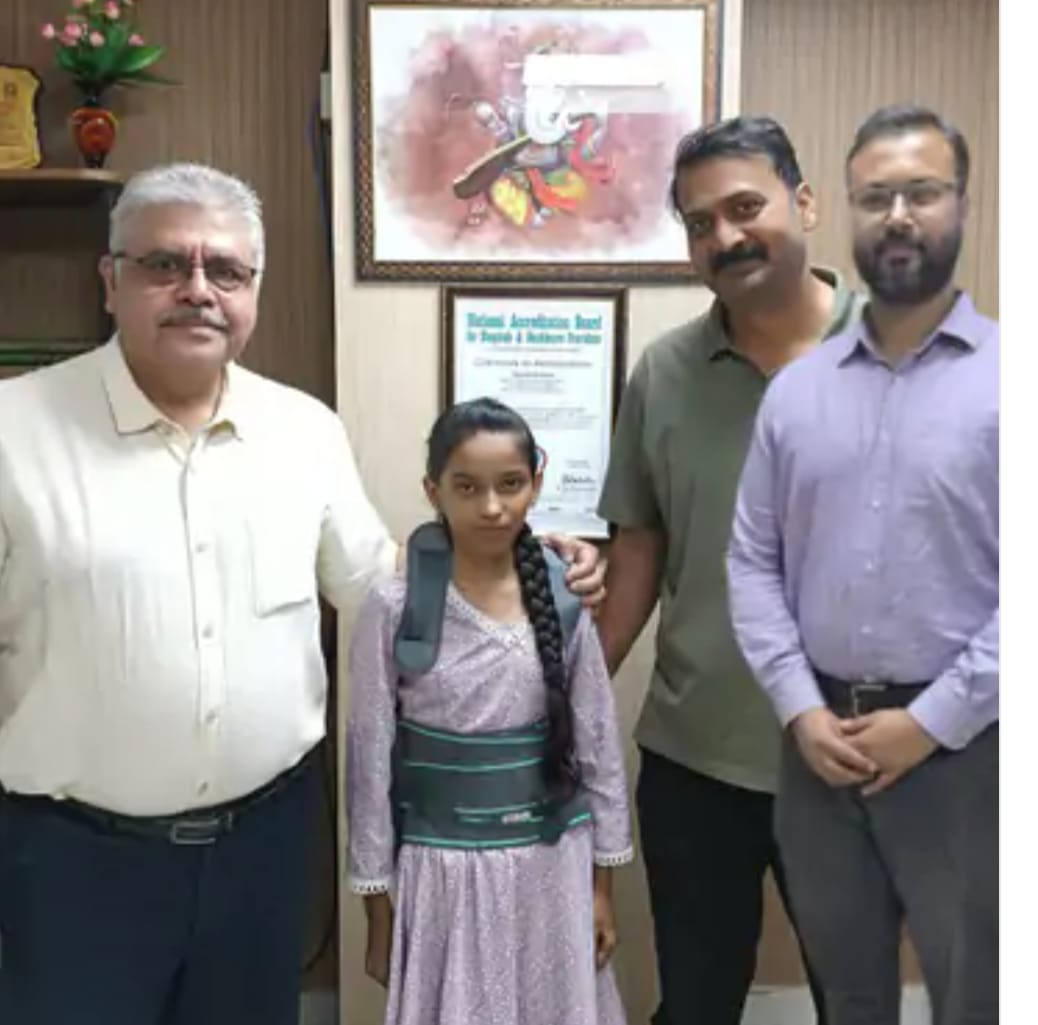 Bhopal: The girl's spinal cord was filled with 1 liter of pus, a complex surgery was done at Hamidia, the mach