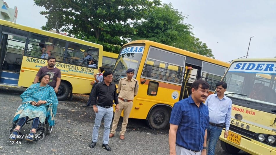 Indore news: RTO cracks down on unfit school buses and public transport, Rs 1.3 lakh fine imposed