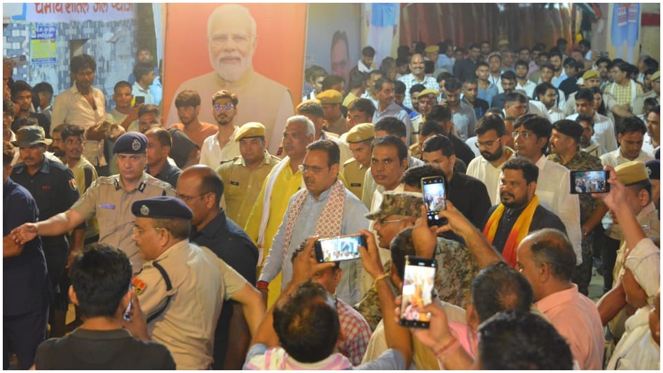 CM Bhajan Lal Sharma visited Shrinathji temple with his wife