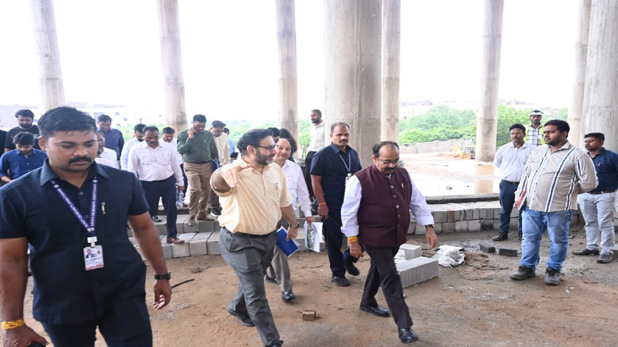 Target to complete the work of chhattisgarh new assembly building by September, Deputy CM Saw inspected