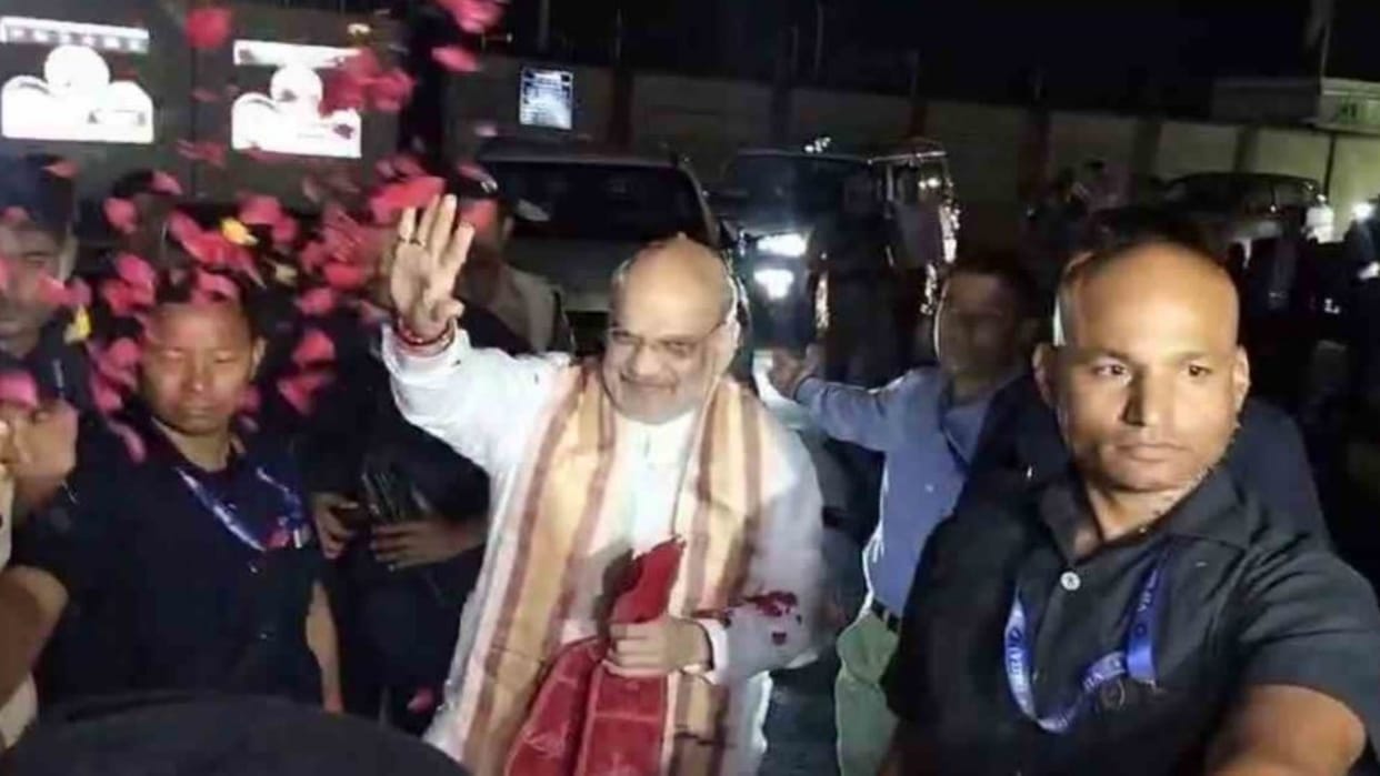 Jharkhand News: Home Minister Amit Shah Arrives in Ranchi, to Chair Eastern Zonal Council Meeting Today