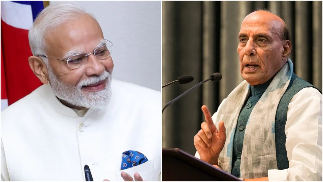PM Modi congratulated Rajnath Singh on his birthday, said- making the country's defense sector self-reliant