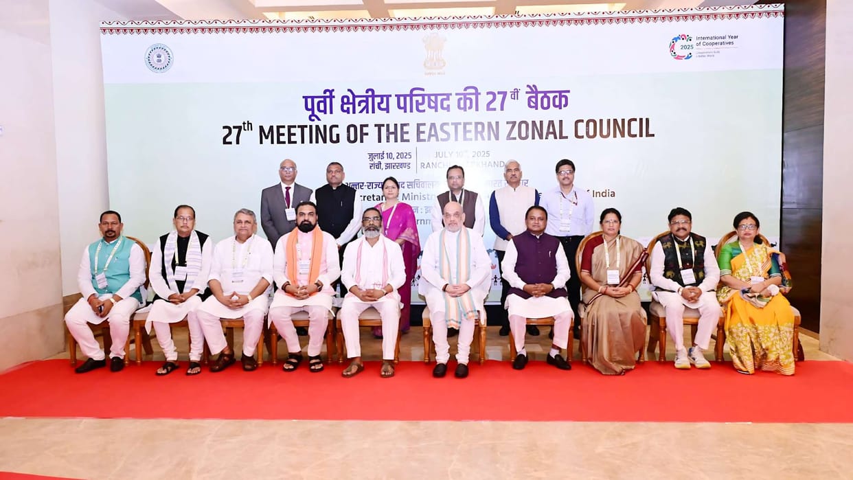 jharkhand eastern zonal council 27th meeting ranchi amit shah