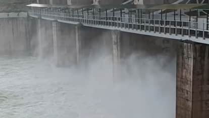 Karauli News: Rising Water Level Due to Continuous Rain, 2 Gates of Panchna Dam Opened, 6,000 Cusecs Released