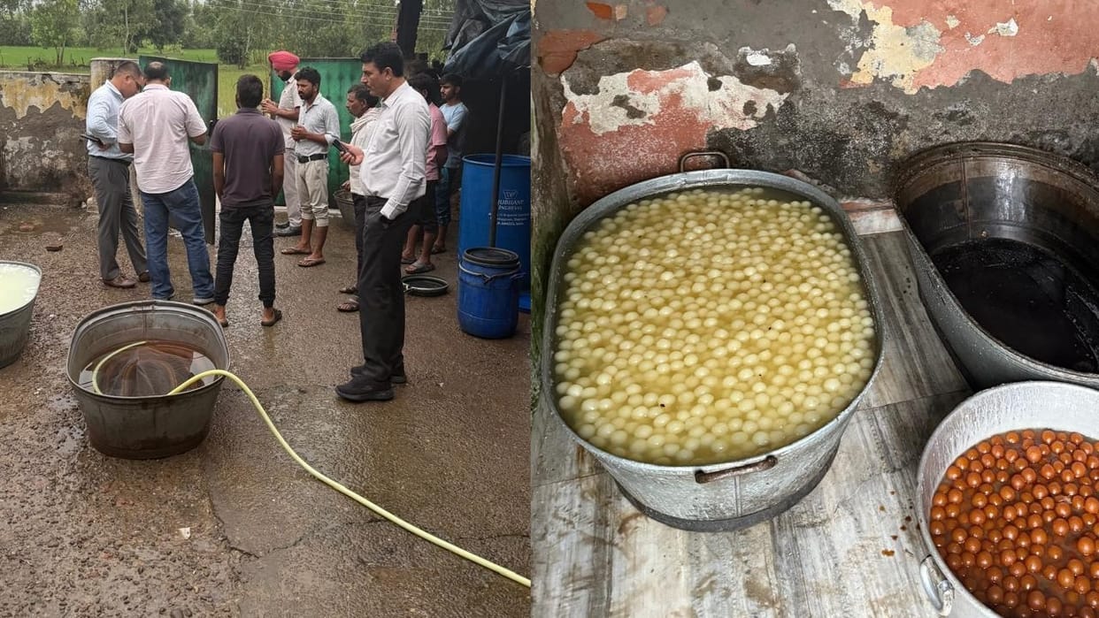 CM Flying raided a sweet factory running in a house in Ambala, flies were found buzzing