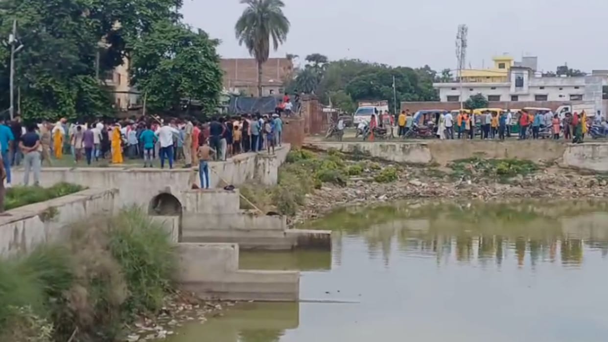 Middle-aged man died after drowning in pond in chandauli
