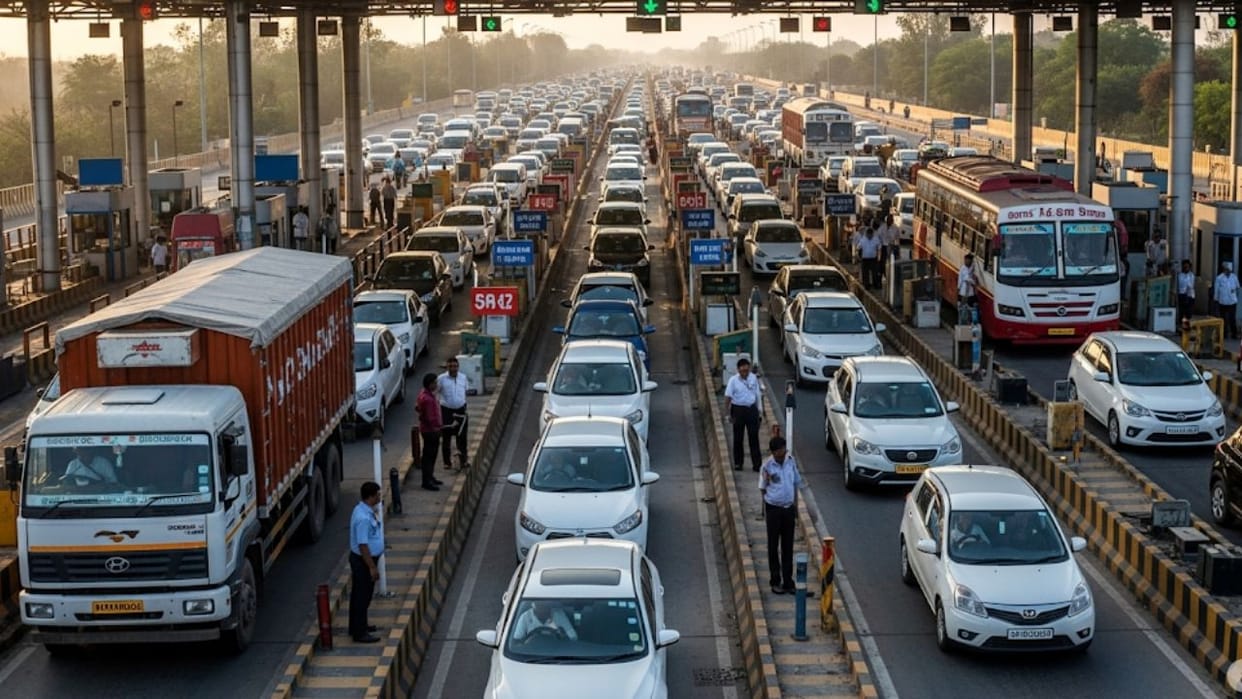 Fastag toll collection april june fy 2026 increases 20 percent