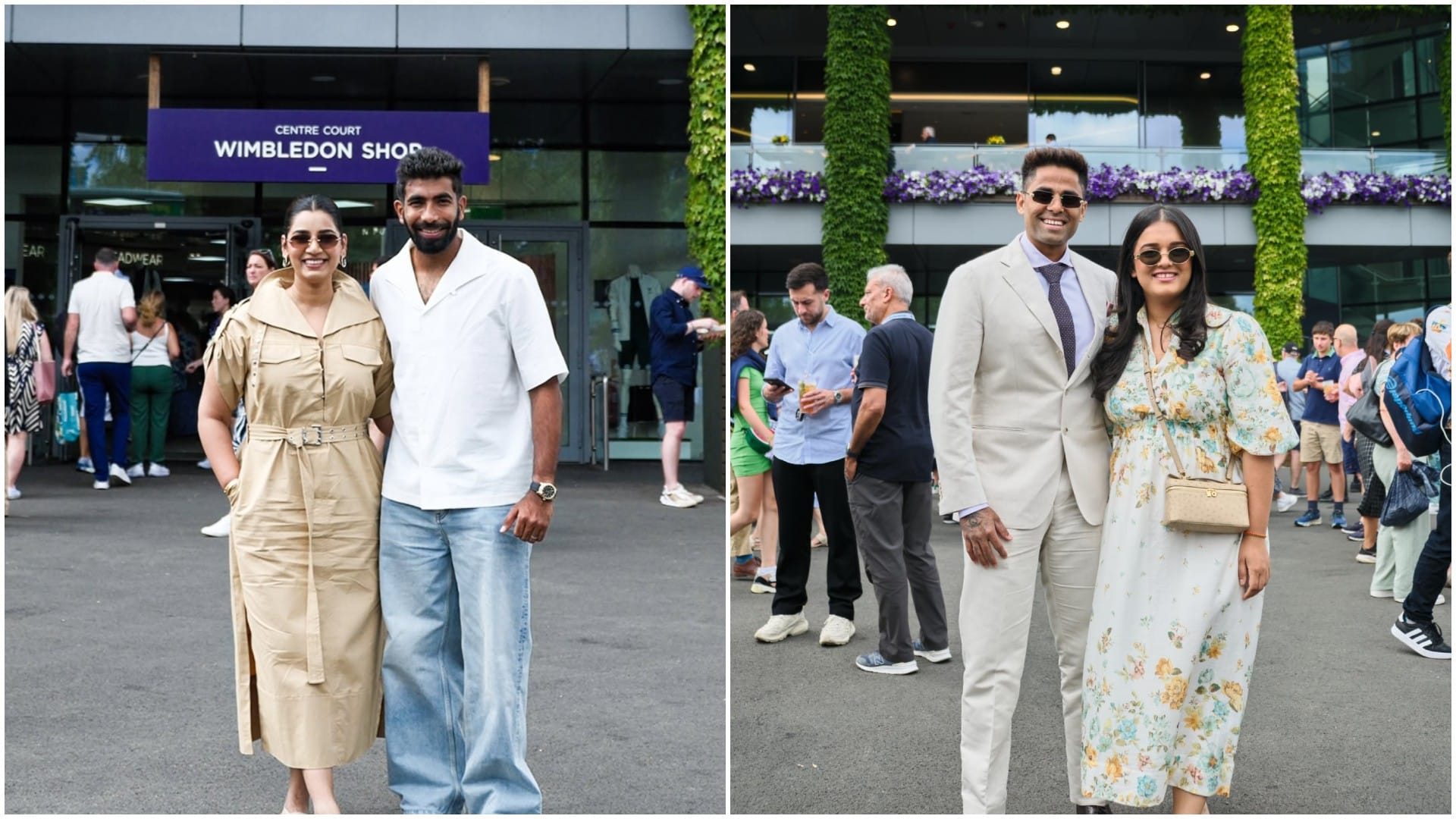 Wimbledon Photos: Suryakumar arrived to watch Wimbledon with Devisha, Bumrah-Sanjana also added glamour