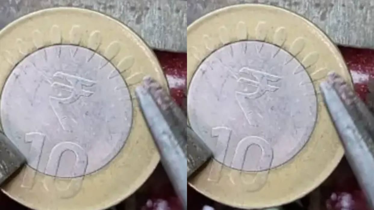 People are making gold rings from 10 rupee coins people said all this is a legal crime Video goes Viral