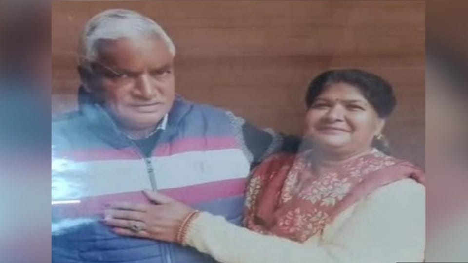 The couple committed suicide: Ashok and Pushpa were devastated by the death of their elder son