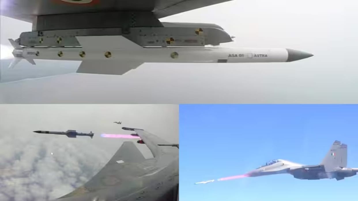 India test fires Astra beyond visual missile