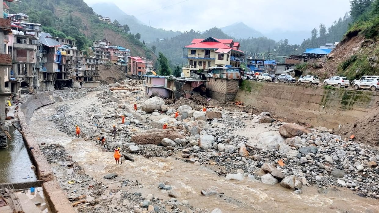 Five districts of Himachal including Mandi are sensitive to cloudburst incidents