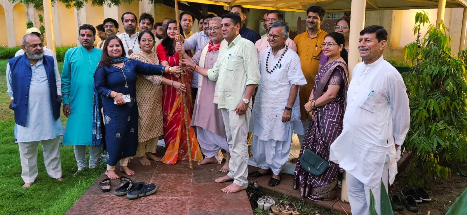 Evidence found in air testing by astrologer Indra Dhwaj about good rain in Jaipur