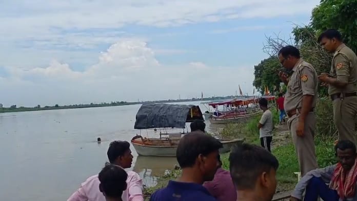 Kanpur A devotee who came to visit Paramat drowned in the Ganga police on the spot search operation continues