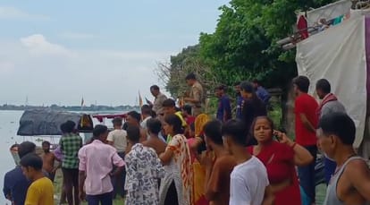 Kanpur A devotee who came to visit Paramat drowned in the Ganga police on the spot search operation continues