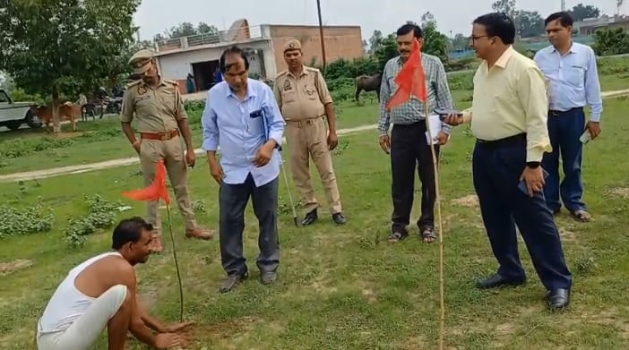 Hardoi Property of mafia Anupam Dubeys brother Amit Dubey seized 2820 sqm land seized worth Rs 33.27 lakh