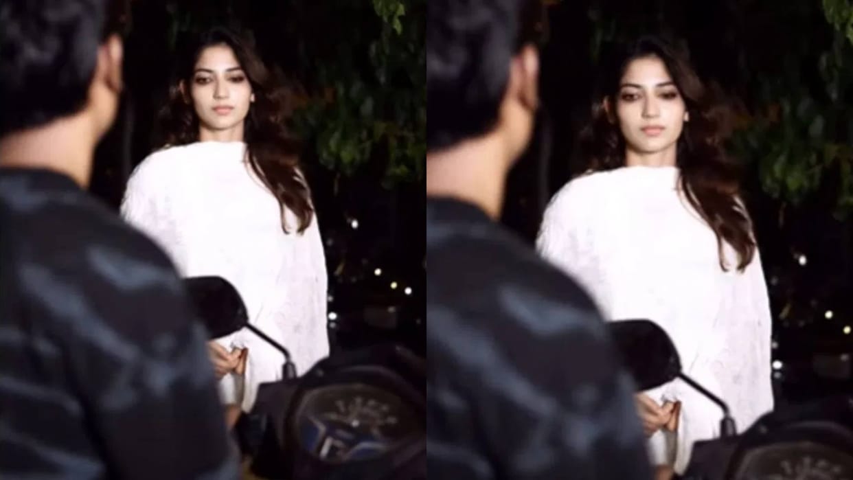 The girl was joking with a biker going on the road dressed as a ghost Video goes Viral on Internet