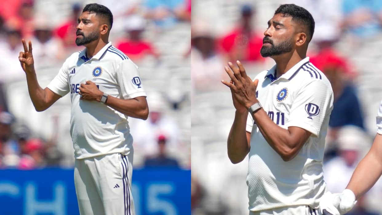 IND vs ENG 3rd Test Mohammed Siraj pays tribute to Diogo Jota after taking Jamie Smiths wicket at Lords