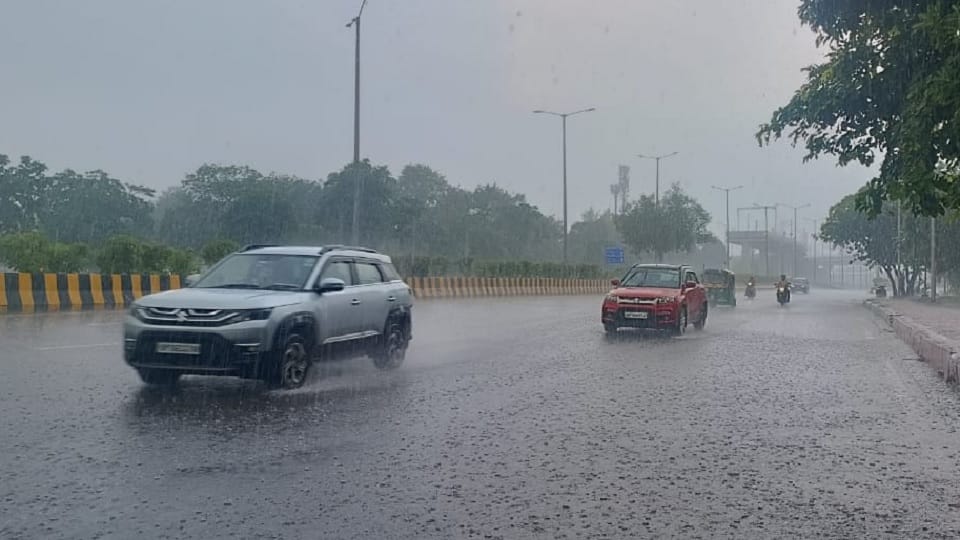 Heavy rains in Delhi-NCR including Noida and Faridabad made the weather pleasant