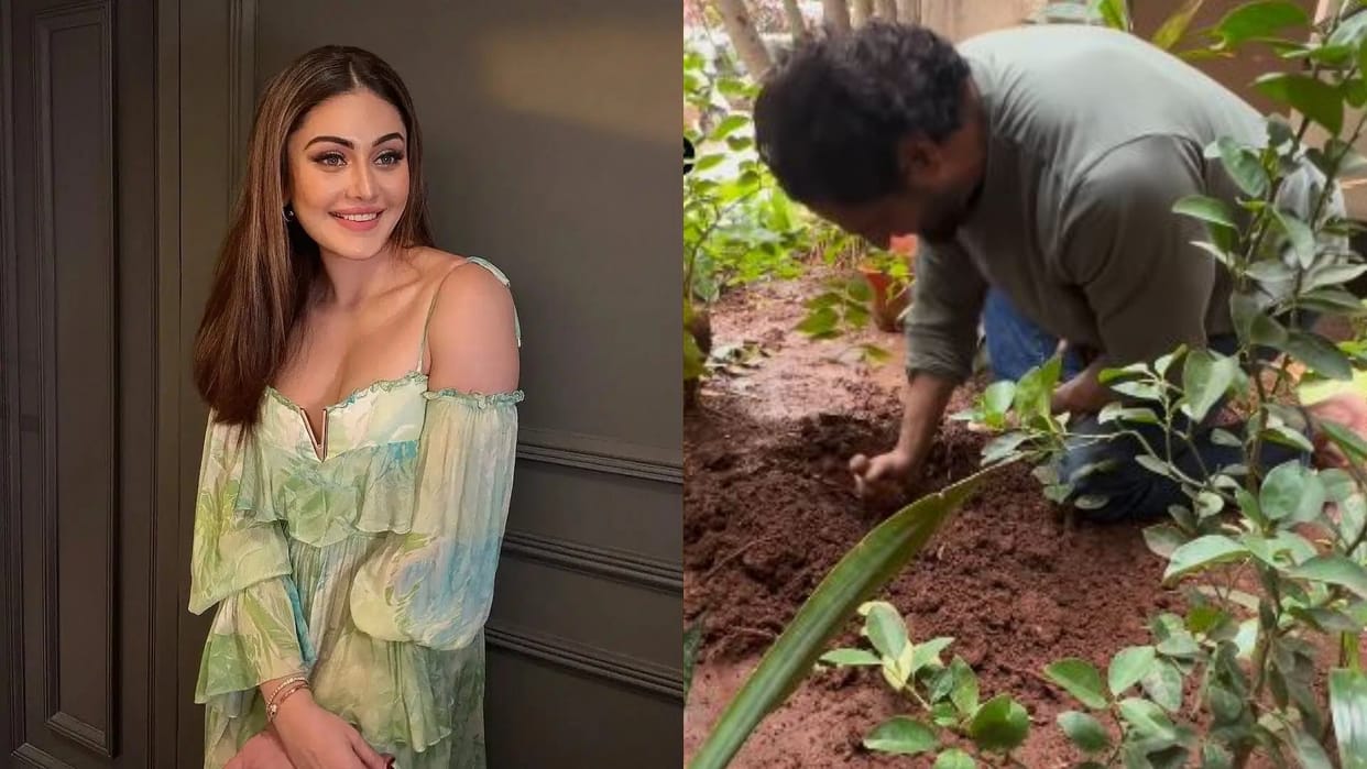 Shefali Jariwala husband tribute to her by planting trees